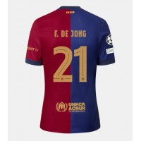 Dres Barcelona Frenkie de Jong #21 Domaci 2024-25 Kratak Rukav